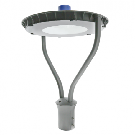 Luminária Viária LED Columbia 1 50W, sensor crepuscular, 4500lm, 3 anos de garantia