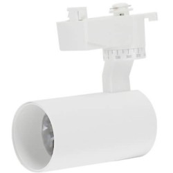 .Foco LED para calha monofásica, 12W, série Berna, branco