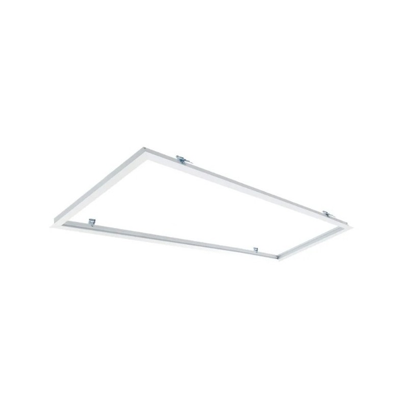 Aro adaptador para encastrar painéis LED de 120x30cm