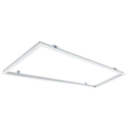 Aro adaptador para encastrar painéis LED de 120x30cm