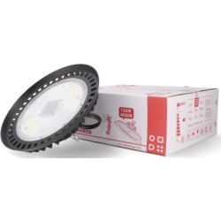 Campânula LED Europa 150W, 7 anos de garantia, ChipLED OSRAM, 18000 lúmens, regulável