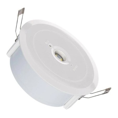 Downlight de emergência de encastrar 2,5W 120lm, IP20