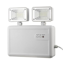 Emergência LED SEGUR M1, 10W, 1200lm, IP65, 2 focos