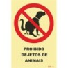 Fotoluminescente - Proibido dejetos de animais