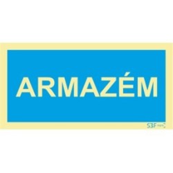 Fotoluminescente - Sinal de informação de armazém