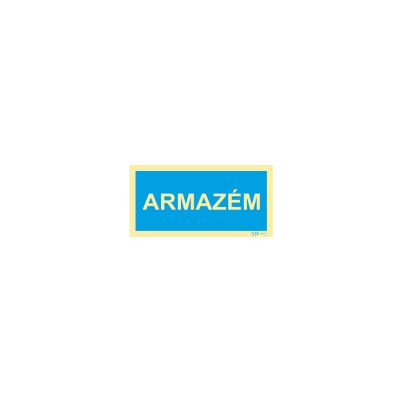 Fotoluminescente - Sinal de informação de armazém