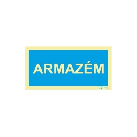 Fotoluminescente - Sinal de informação de armazém