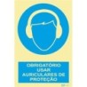 Fotoluminescente - Uso obrigatório de auriculares de proteção