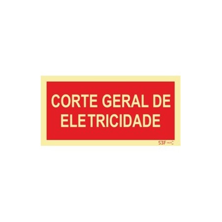 Fotoluminescente: Corte geral de eletricidade