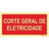 Fotoluminescente: Corte geral de eletricidade