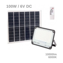 Projetor LED Solar Larvik 100W 10000lm