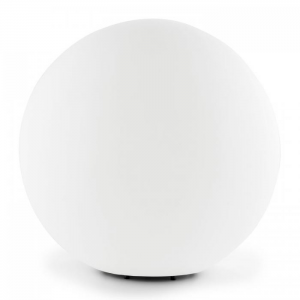Esfera de luz, branca, com espigão, Ø40cm