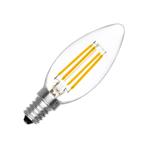 Lâmpada LED E14 Filamento C35 4W