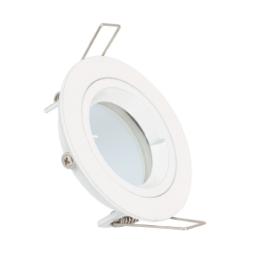 Aro Downlight Circular Branco para Lâmpada LED GU10 / GU5.3