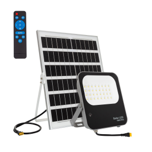 Foco Projetor LED 100W Solar 170 lm/W IP65 com Controlo Remoto