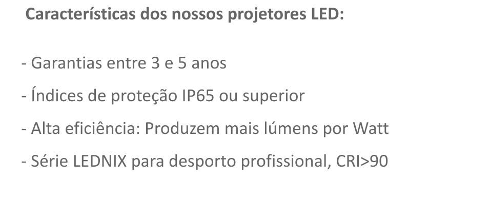Projetores LED 